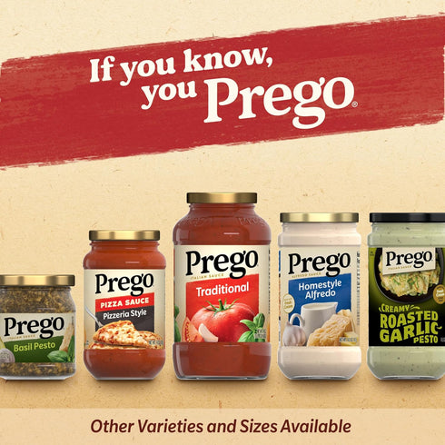 14.5 oz (Pack 2) Prego Cheesy Bacon Cheddar Cheese Sauce, Jar