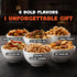 6 Set Nut Gift Basket for Men Birthday Gifts for Men with Gourmet Nut Varieties Resealable Snack Pouches Gift for Dad