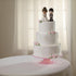 Precious Moments Perfect Couple Bride Figurine - Brunette Hair, Medium Skin Tone, Bisque Porcelain Wedding Cake Topper,