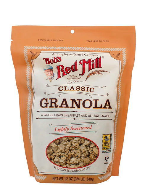 12oz (Pack 4) Bob's Red Mill Classic Granola, of - Whole Grain, Kosher