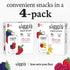 3.5 oz. 4 2% siggi's Kids Lowfat Yogurt Pouches, Mixed Berries, Each, Ct Milkfat