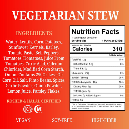 My Own Meal s Vegetarian Stew
