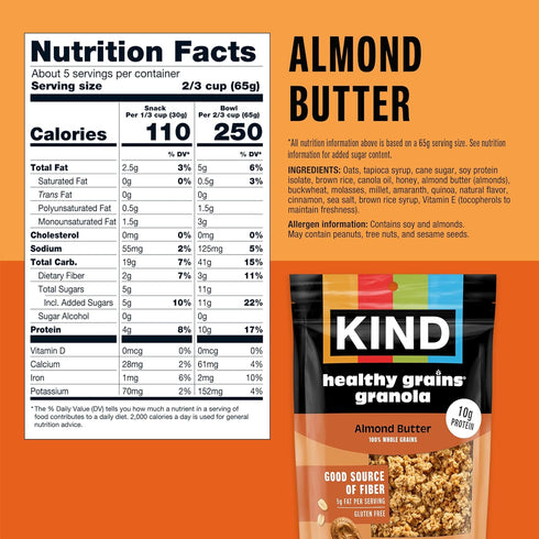 11 Oz KIND Almond Butter Clusters