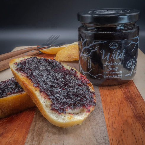 11.5 oz 326 250 ml Wild Saskatoon Berry Jam | / g / | Local | West Coast Wild Foods