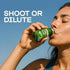12-Count 60mL 2 Oz, Pack 12 Greenhouse Juice Green Ritual Wellness Shot Brain-Boosting Glass Bottles with Cucumber