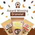 Pack 10 oz 3-Pack Maple Nut Kitchen Artisanal Granola Variety - Maple Banana Bread, Mocha Chip, Sweet and Salty | Each