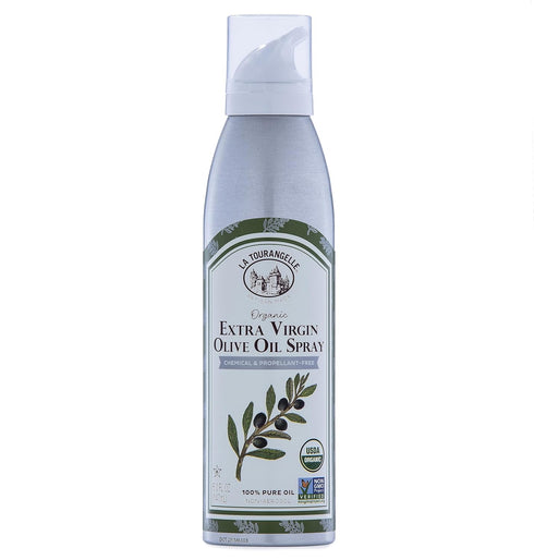 La Tourangelle Extra Virgin Olive Oil Spray - Cold-Pressed, All-Natural Cooking Spray Oil, 5 fl oz