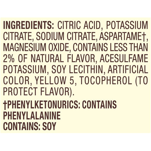 Country 6 Packets Time Zero Sugar Lemonade Naturally Flavored Powdered Drink Mix, ct On-the-Go