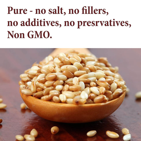 The Spice Way Roasted White Sesame Seeds, 8 oz