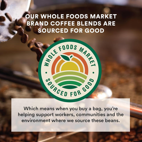 365 24 by Whole Foods Market, Pleasant Morning Buzz Ground Coffee, Medium-Dark Roast, Ounce