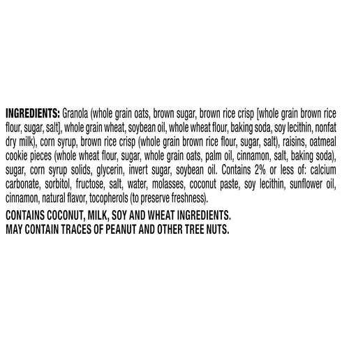 58 Count Quaker Chewy Granola Bars, Oatmeal Raisin