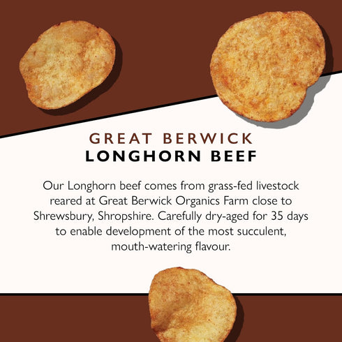 Pipers 40g 24 Longhorn Beef Crisps x Bags