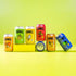 6g 1g Immunity 12 oz (pack 12) Popwell Tropical Mango Better-For-You Prebiotic Soda, with Fiber, Sugar, Vitamins