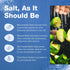 350g Pack Packaging Vera Salt Coarse Spring Salt Grinder Refill Hand-Harvested Spanish Crystals with Natural Minerals