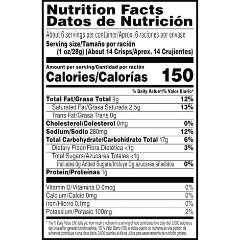 5.5oz (1 Pringles Potato Crisps, Lunch Snacks, On-the-Go Snack, Enchilada Adobada, Can Can)