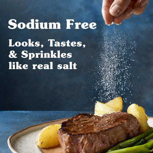 NU-SALT 3oz (Pack 12) Sodium-Free Salt Substitute, Contains Potassium Chloride, Table Salt Alternative, Vegan, Good