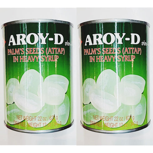 Generic Palm Seeds in Heavy Syrup, 22 oz, 2 Can