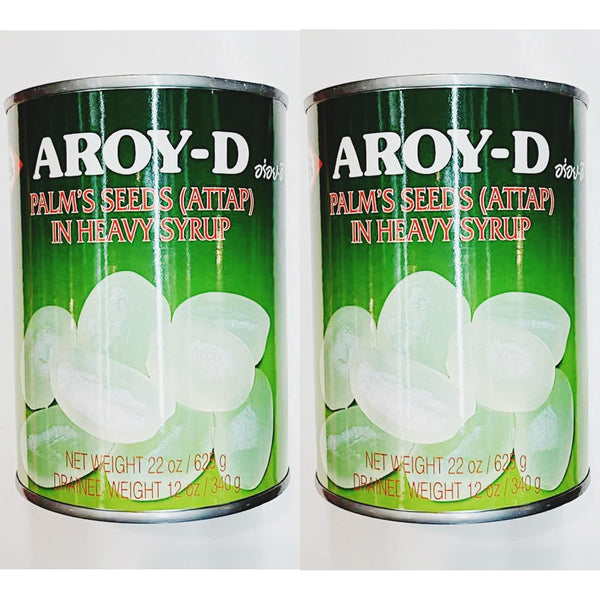 Generic Palm Seeds in Heavy Syrup, 22 oz, 2 Can