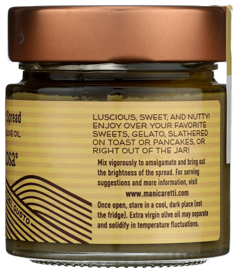 Il Colle Del Gusto 8.1 Sicilian Pistachios Spread with Extra Virgin Olive Oil, Pistacchiosa, Ounce