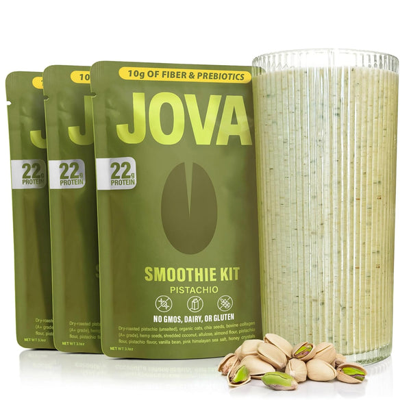 JOVA Pistachio High Protein & Fiber Smoothie Mix Fits GLP-1-Focused Eating Plans,