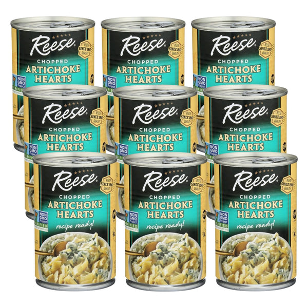Reese Chopped Artichoke Hearts, 14 Ounces(Pack of 12)