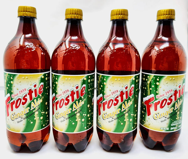 Generic 4 pack of Frostie Soda Pop Soft Drink 32oz Plastic Bottles (32oz,