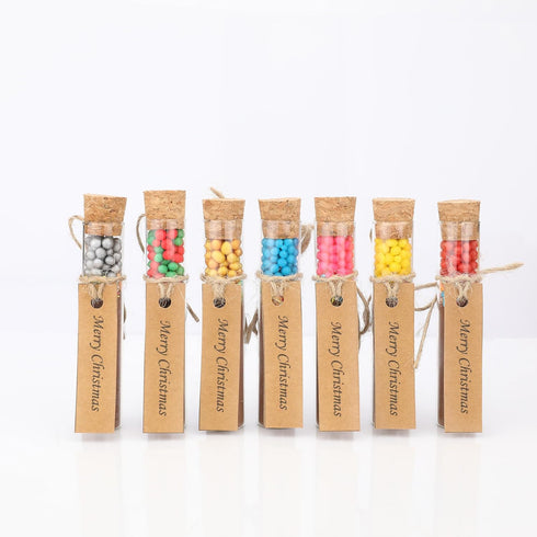ByBeam Pack 20 of Hot Chocolate Favors for Guest, Hot Chocolate in Test Tube, Winter Wedding Favors, Engagement