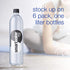 9+Ph, 33.8 Oz (Pack 6) smartwater Alkaline Water Vapor Distilled Premium Water, Fl