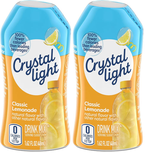 Crystal Light Liquid Lemonade Drink Mix, 1.62 fl oz Bottle (Pack of