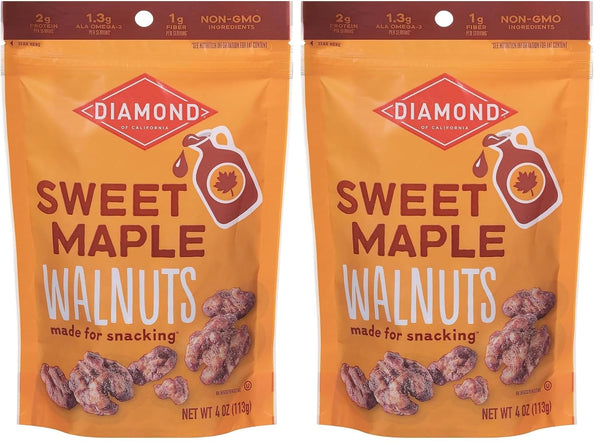 Diamond of California Sweet Maple Snack Walnut 4 oz - 1unit (Pack