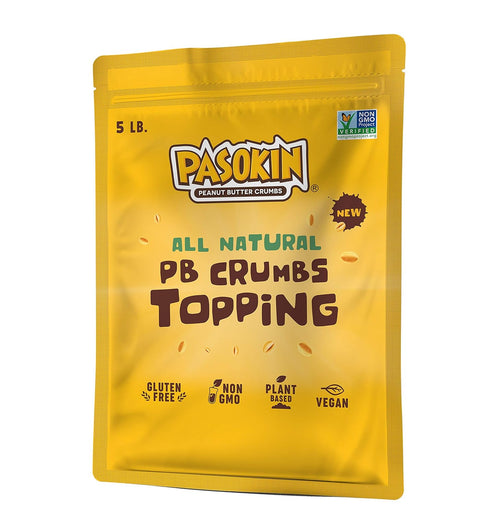 PASOKIN | Peanut Butter Crumbs | Gluten-Free, Vegan, All Natural Peanut Butter