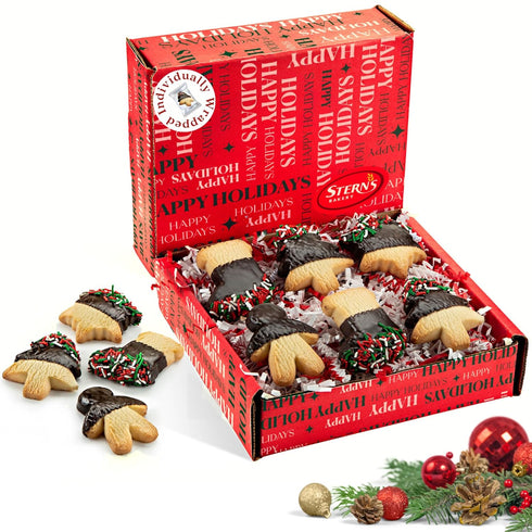 Christmas Cookie Gifts | Holiday Shortbread Cookies | Chocolate Cookies Snowflakes, Christmas