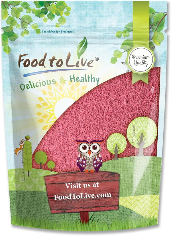 Food to Live Cranberry Powder, 8 Ounces Great for Juices, Smoothies, Yogurts