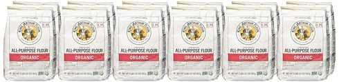 2 Lb, (Pack 12) King Arthur Flour Org All-Purpose Flour