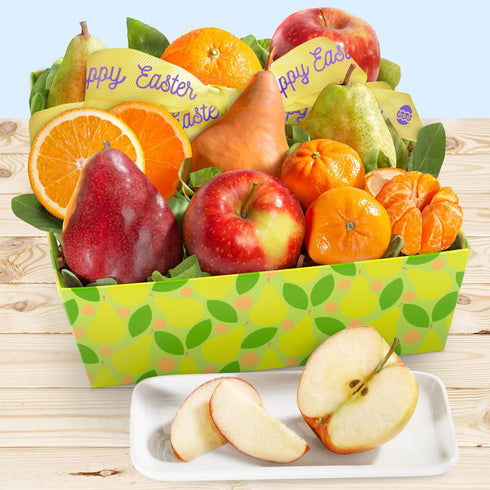 Easter Basket Filled with Delicious Fruits