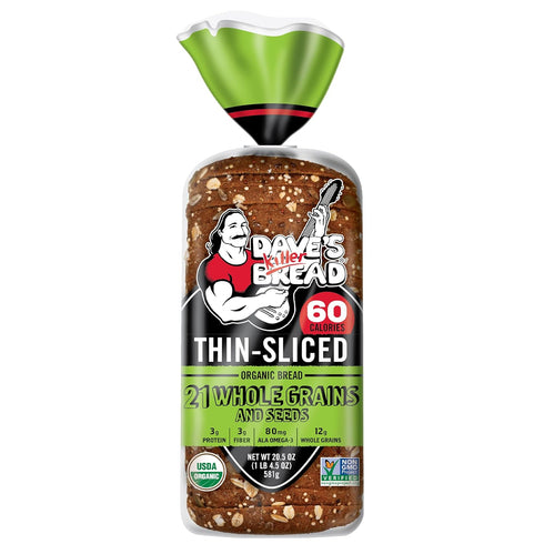 Dave's Killer Bread 21 Whole Grains & Seeds Thin-Sliced, Whole Grain Organic