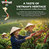 100 3 1 100 (5 20 Vinacafe cts in Vietnamese Instant Coffee Gold Red Strong Rich Blend, Sachets Bags of Sachets)