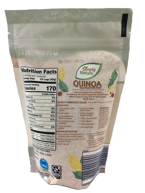 Simply Nature Organic Non-GMO Quinoa by - Healthy Pantry Staple