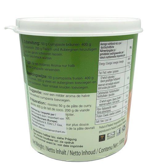 1kg Mae Ploy Green Curry Paste