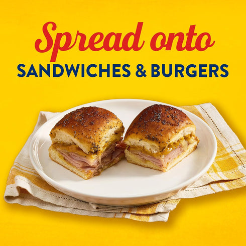 12 oz (Pack 4) Frenchs Mustard, Hot Honey, Sweet with a Kick of Heat, Sandwich Spread, Dipping Sauce, For Hot Dogs