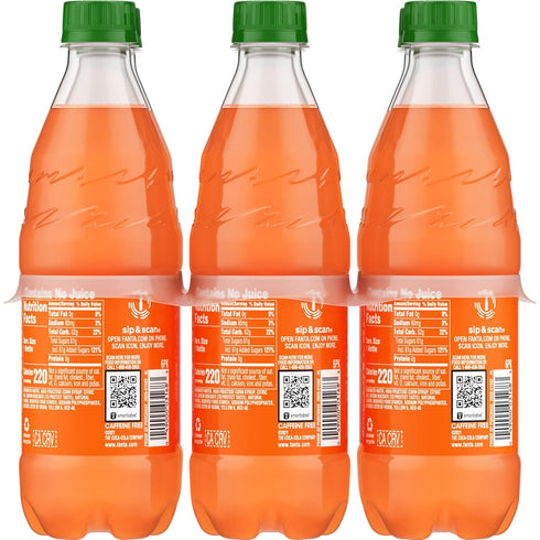16.9 oz 12 Pack Fanta Orange Soda | Soft Drink | fl |