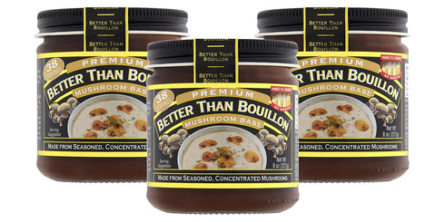 Better Than Bouillon Premium Mushroom Base, Made from Seasoned & Concentrated Mushrooms,