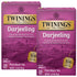 Twinings Darjeeling Tea, A Delicate Dry Black Tea, 20 Count Individually Wrapped Tea Bags, Pack of 2