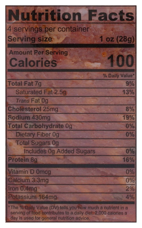 Gusto 4 OZ Sliced Calabrese Salami