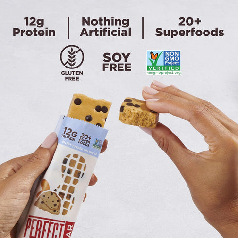 4 Count, 2.18 PERFECT BAR Chocolate Chip Cookie Dough Protein Bar Ounce