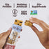 4 Count, 2.18 PERFECT BAR Chocolate Chip Cookie Dough Protein Bar Ounce