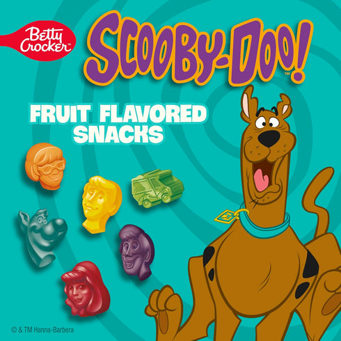10 8 oz (Pack 8) Scooby-Doo Fruit Flavored Snacks, Gluten Free, Kids Snacks, Ct