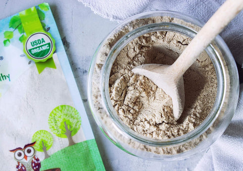 8 Food to Live Organic Barley Flour, Ounces Non-GMO, Stone Ground from Whole Hulled Barley, Fine, Kosher, Vegan, Bulk.