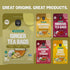 FGO Organic Ginger Tea - 100 Count, Eco-Conscious Tea Bags, Caffeine Free, Packaging May Vary