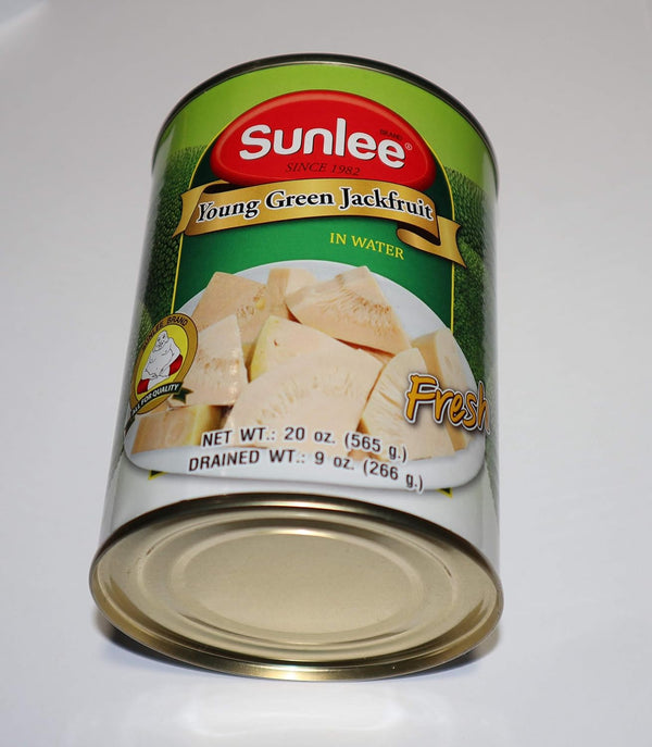 Sunlee Young Green Jackfruit In Water Pack of Four Cans 20 Oz